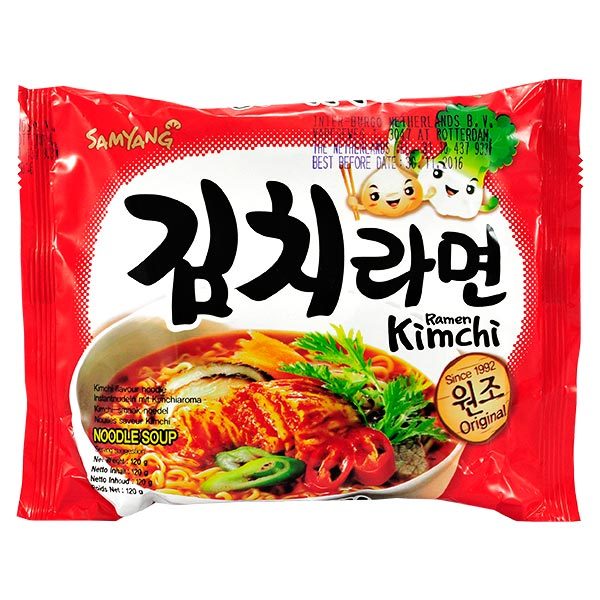 Samyang Kimchi Ramen Noodle Soup, 120 g Japan Centre Ramen Noodles