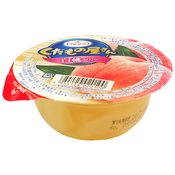 Tarami Fruit Shop Jelly With White Peach Japan Centre Desserts