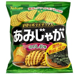 12636 tohato amijaga nori seaweed and salt snack