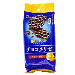 12899 tohato harvest double chocolate biscuits