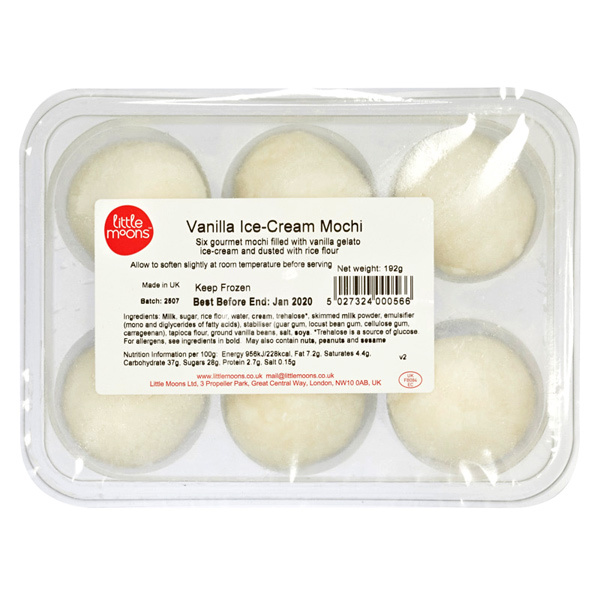 Japan Centre Little Moons Vanilla Ice Cream Mochi Collection Only