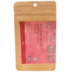 14381 chanomi green tea with sakura cherry blossom teabags