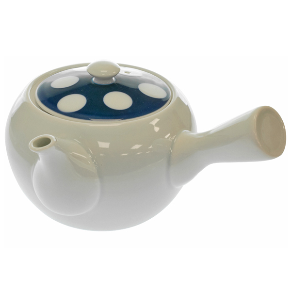 Ceramic Tea Set White, Polka Dot Pattern, Japan Centre Teaware