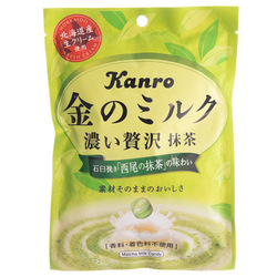 14674 kanro matcha milk flavoured hard boiled sweets