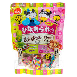 14860 denroku hina arare rice crackers and matcha chocolate azuki beans