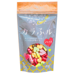 229  hitachiya honpo colourful heart shaped wheat gluten