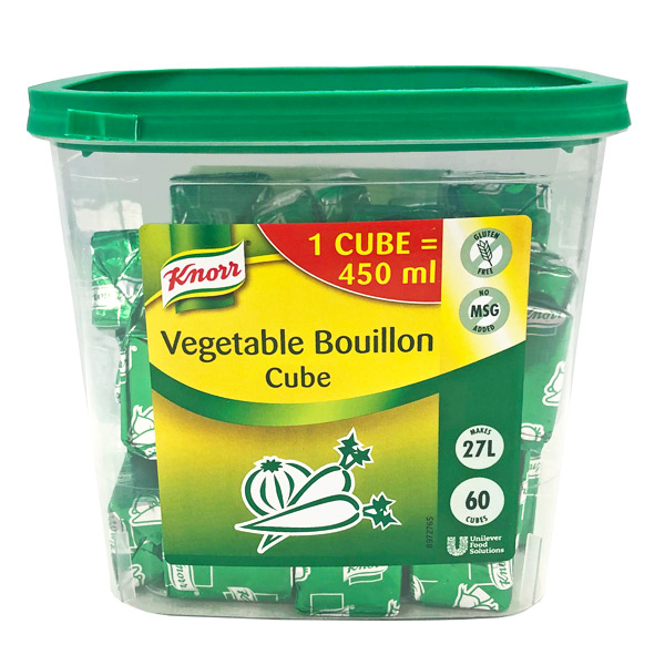 Knorr Vegetable Bouillon Stock Cubes Catering Size, 600 g, 60 cubes