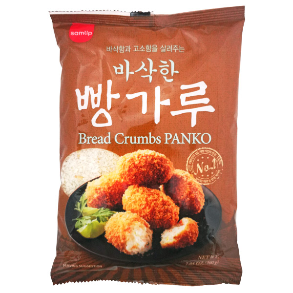 Samlip Korean Style Panko Bread Crumbs, 200 g Japan Centre Korean