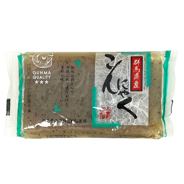 Shimonita Black Yam Cake Konnyaku, 280 g Japan Centre Légumes