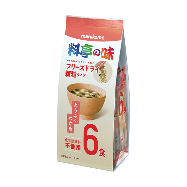 Marukome Freeze Dried Granulated Instant Miso Soup Tofu and Wakame