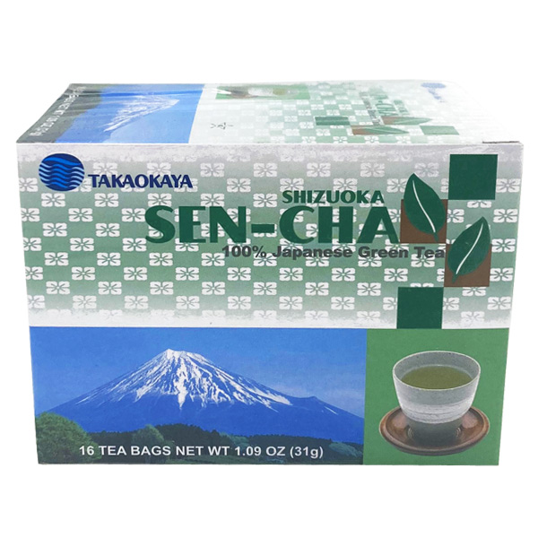 Takaokaya Shizuoka Green Tea (Shizuoka Sencha), 31 g, 16 bags Japan