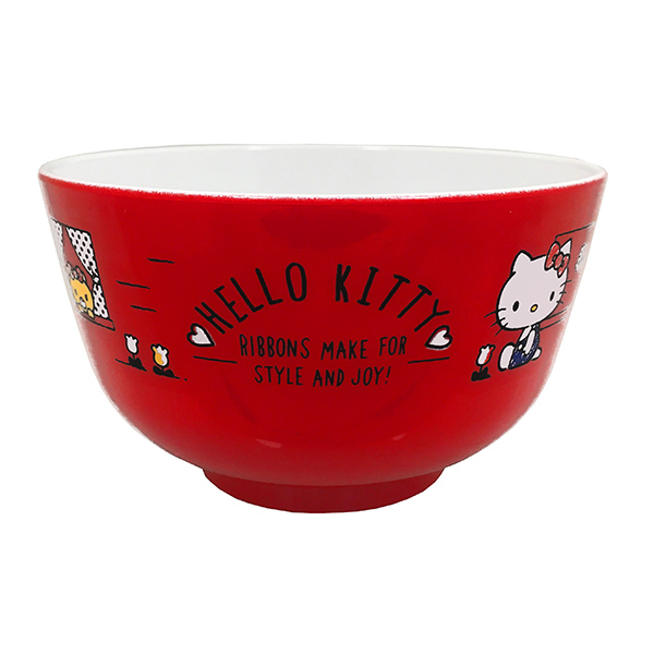 Sanrio Hello Kitty Plastic Miso Soup Bowl - - Japan Centre - Bowls