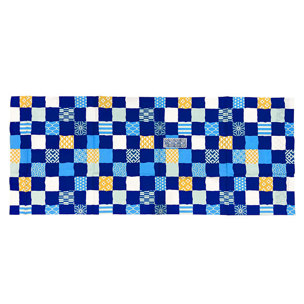 Japanese Cloth Hand Towel Detailed Ichimatsu Check Pattern, 40 g J
