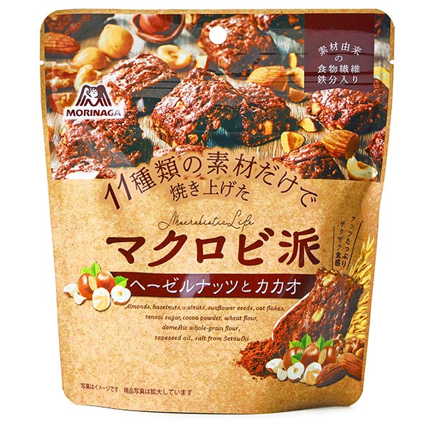 Morinaga Macrobiotic Cacao and Hazelnut Biscuits, 100 g - Japan Centre