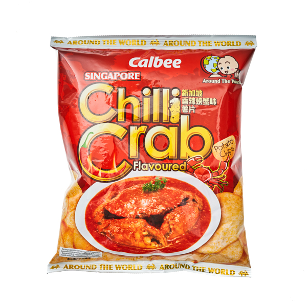 Calbee Singapore Chilli Crab Flavour Potato Crisps (Hong Kong), 55 g
